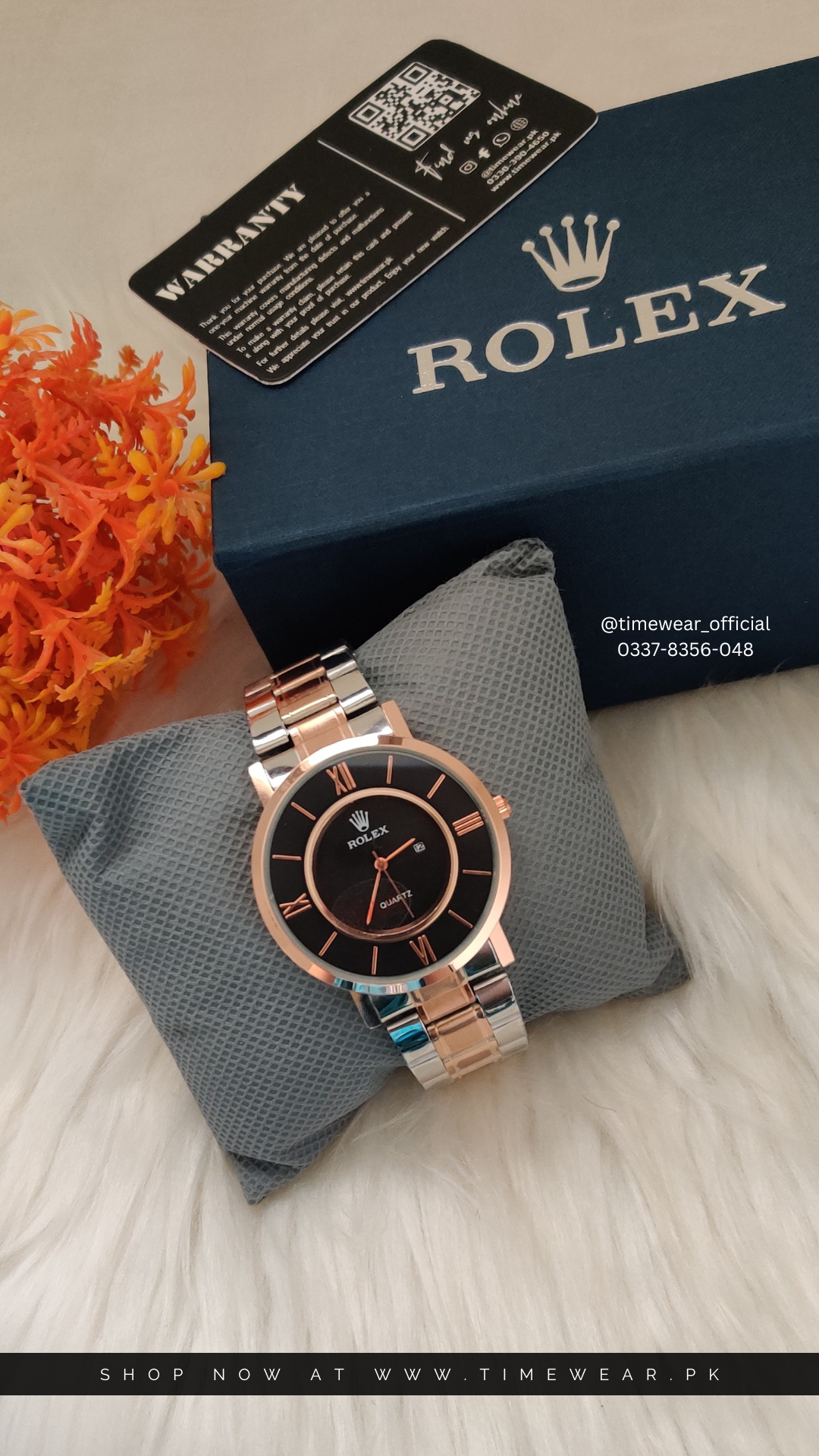 Rolex Gents SLM (TTC-Bk)with Rolex Box