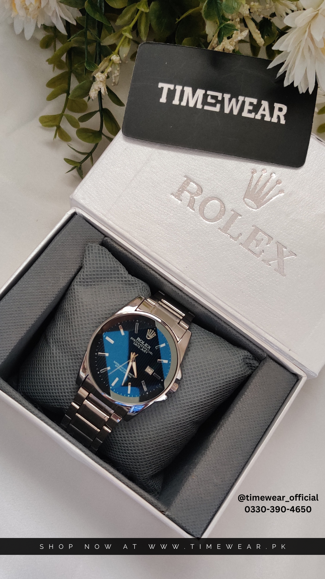 Rolex Diamond Glass (DDS) with Rolex Box & Bag