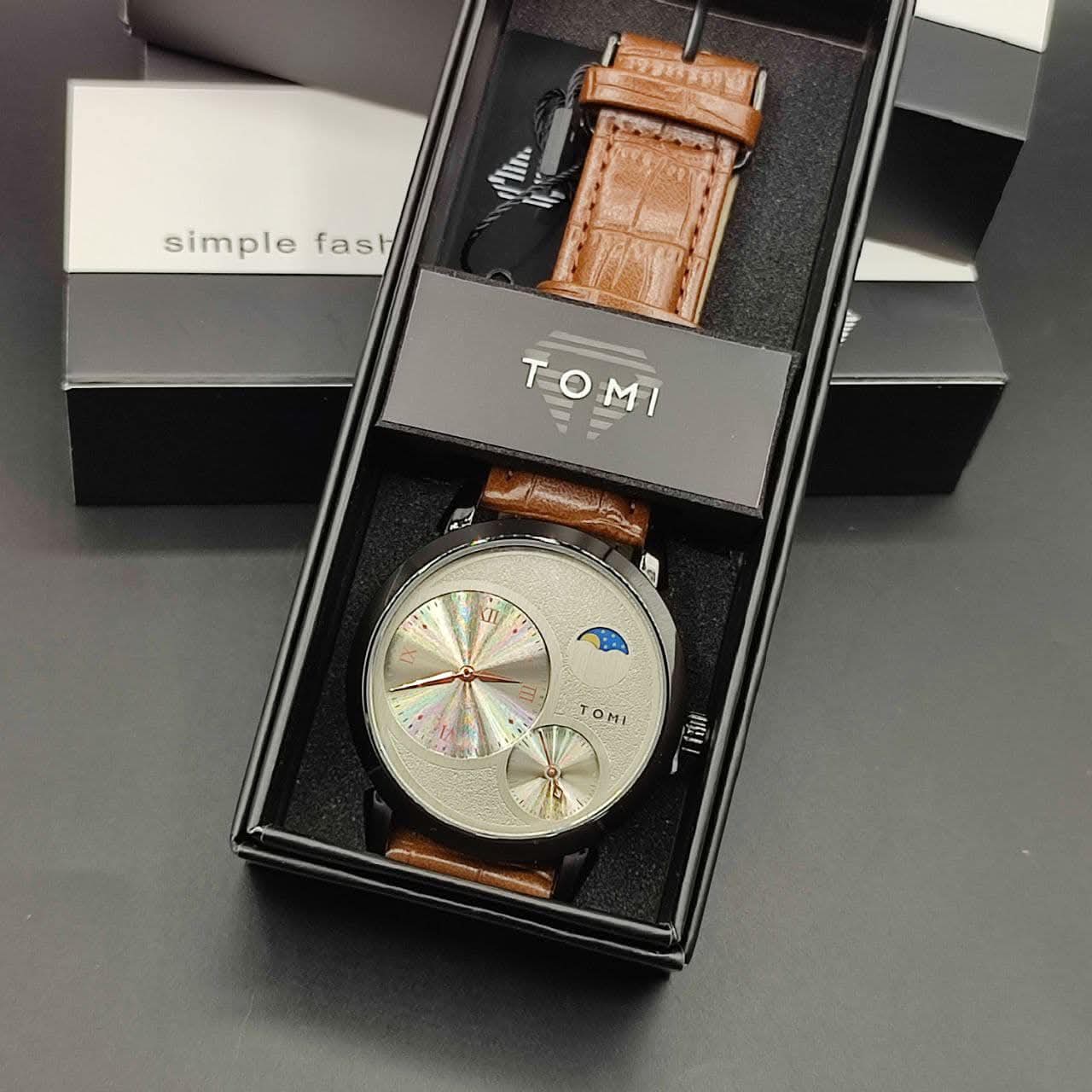 TOMI T-236 Chronograph Moon Graph Watch