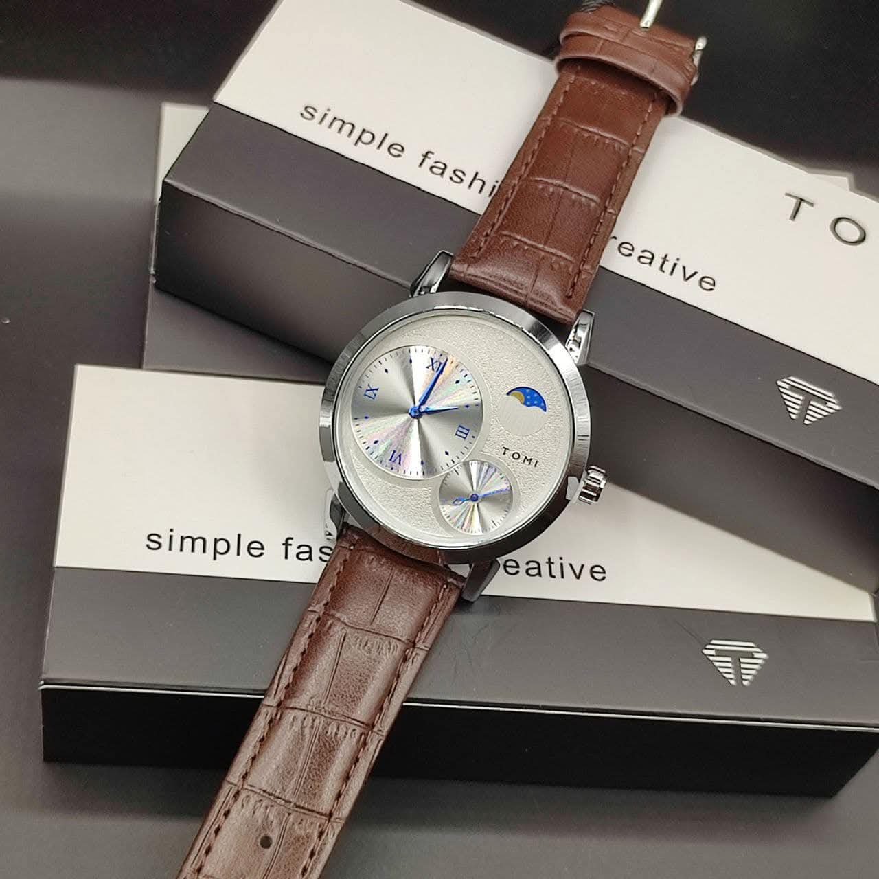 TOMI T-236 Moon Edition Chronograph Watch