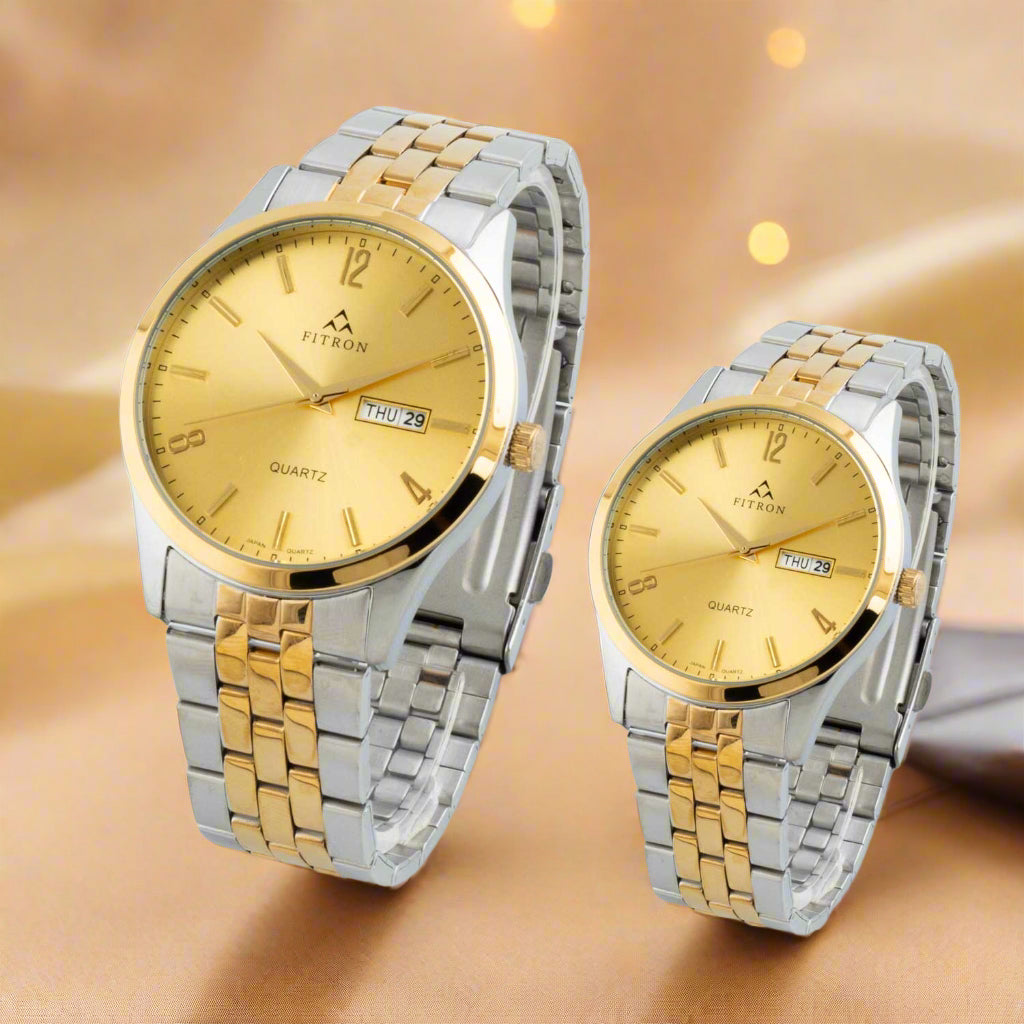 Fitron Couple Watch Set – Timeless Togetherness