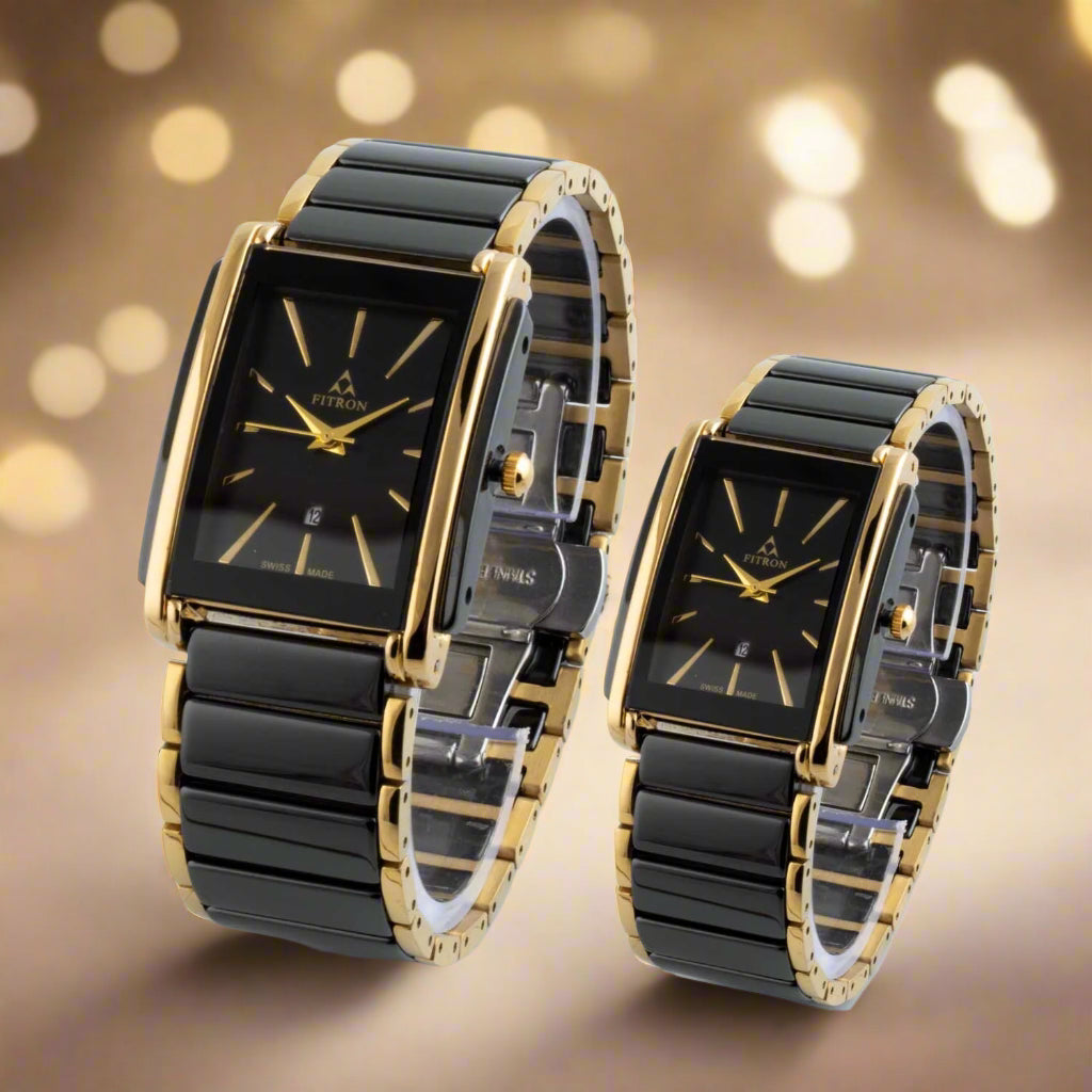 Fitron Couple Watch Set – Timeless Togetherness