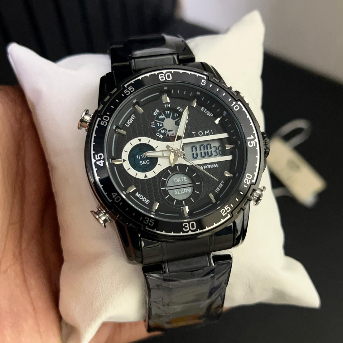 TOMI T-3010 High Quality Chain Watch Dual Time