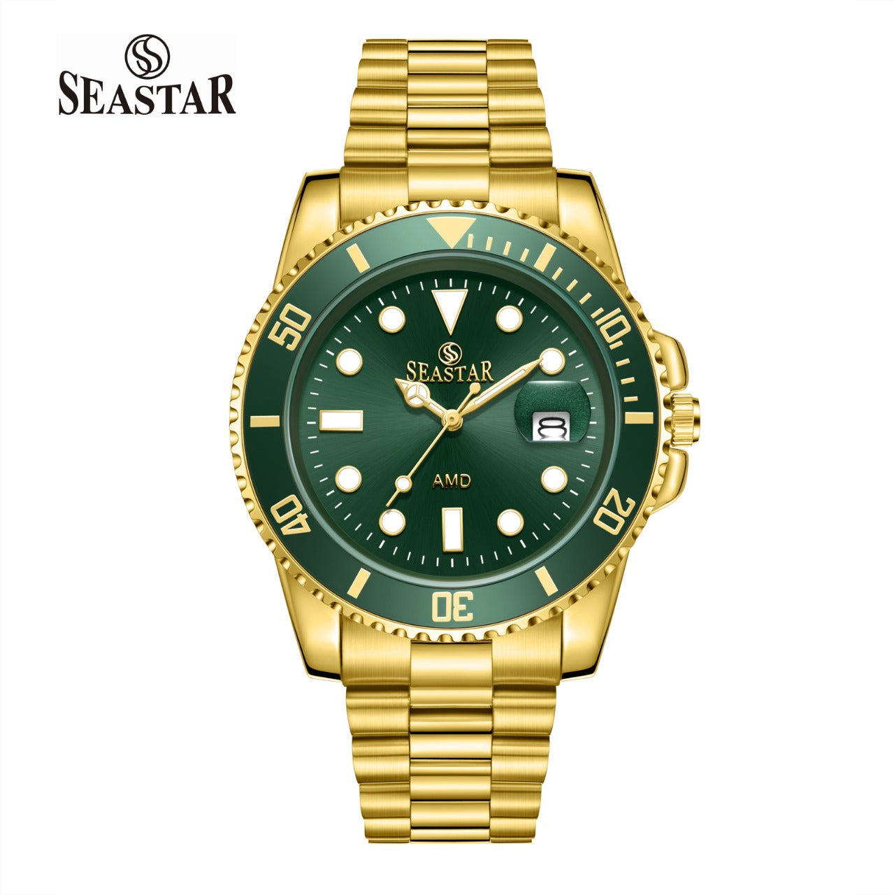 Seastar AMD5839M – Stainless Steel Men's Luxury Watch