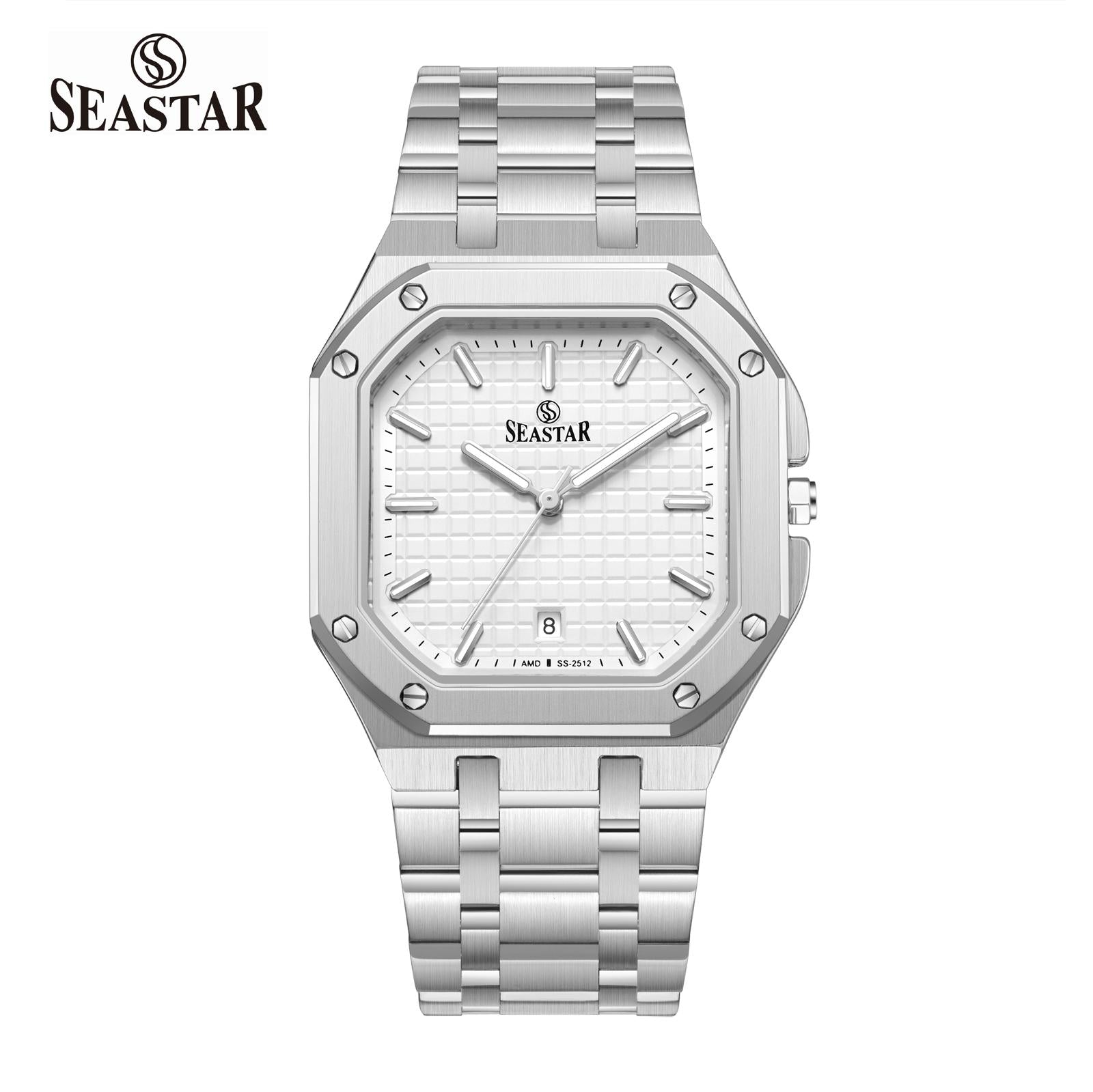 Seastar SS-2512M Japan Movement Premium Stainless Steel Chain Men's Watch