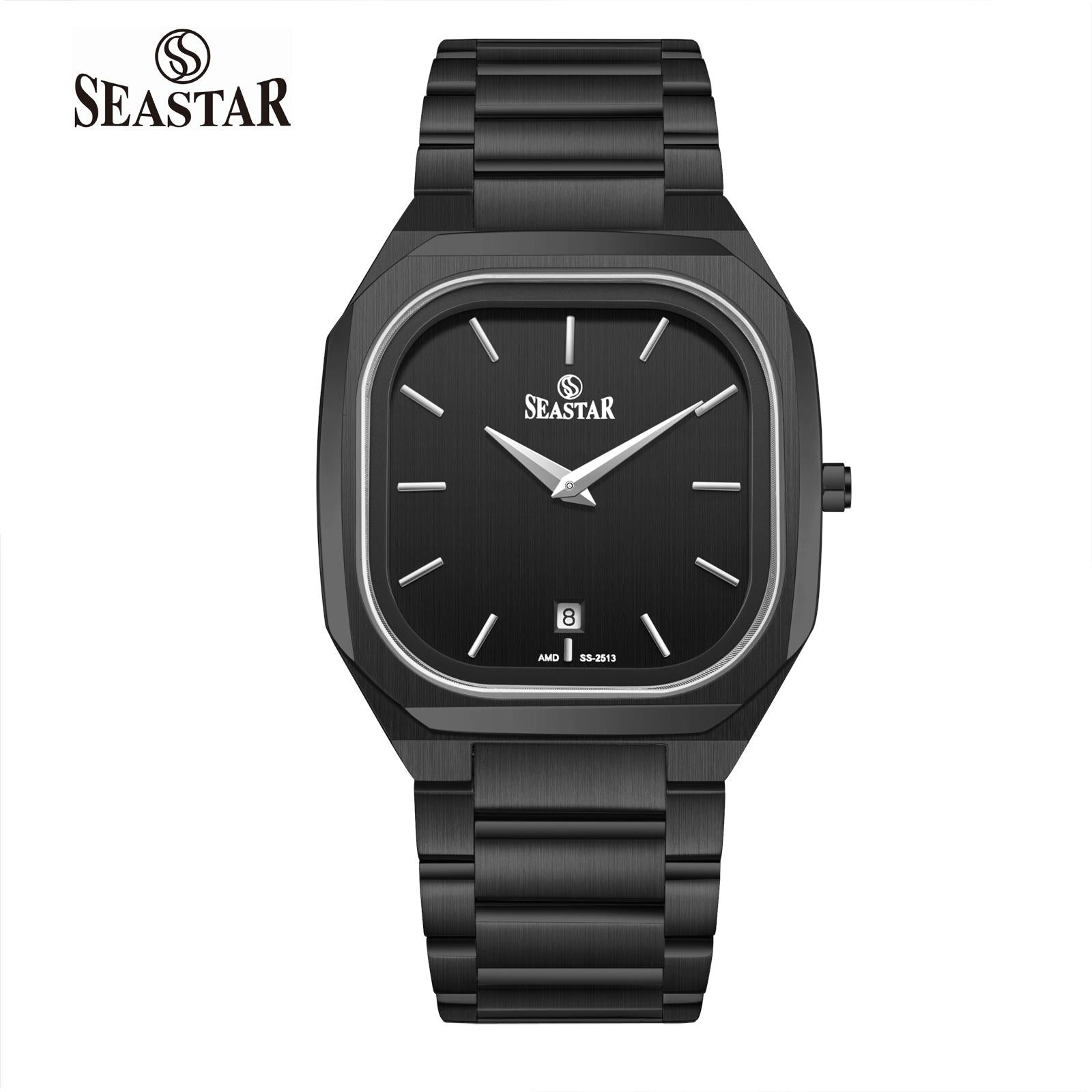 Seastar SS-2513M Premium Japan Movement Stainless Steel Chain Men's Watch