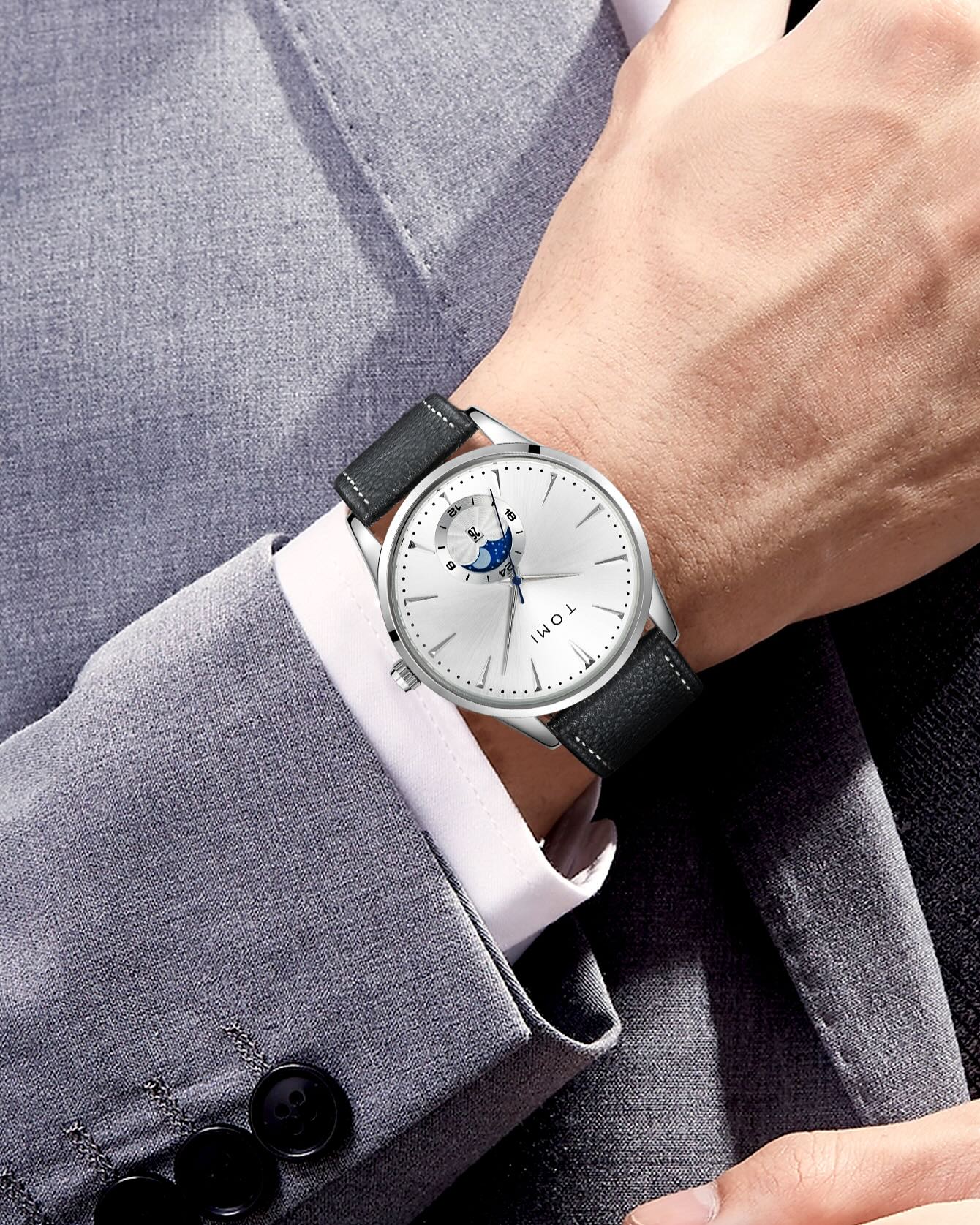 TOMI T-024 Magnet Lock Business Luxury Watch