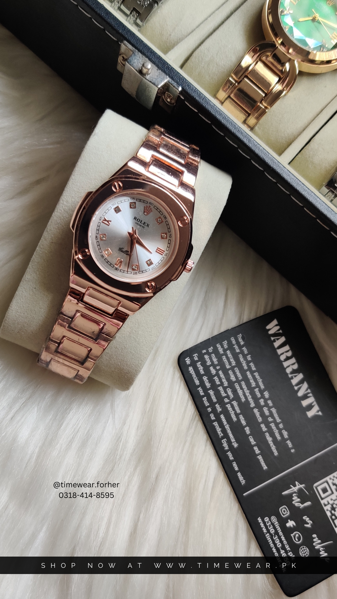 Rolex Ladies SQ-Rose