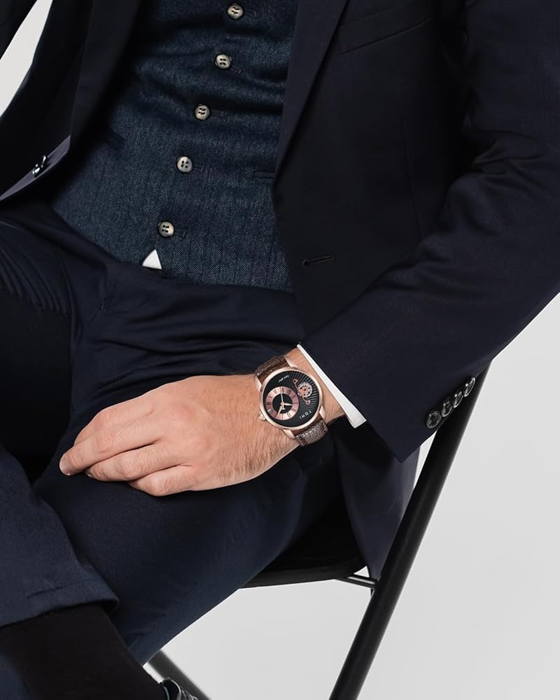 TOMI T-104 Face Gear Dual Strap Watch