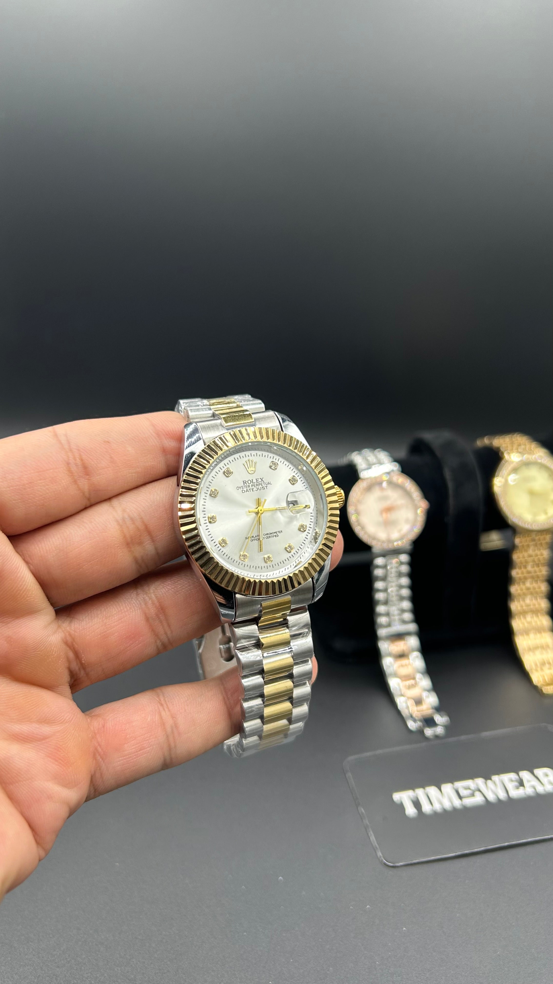 Rolex Gents Crown Lock (Kan-TTG-Wh) Premium Rolex Box, Bag & Warranty Card