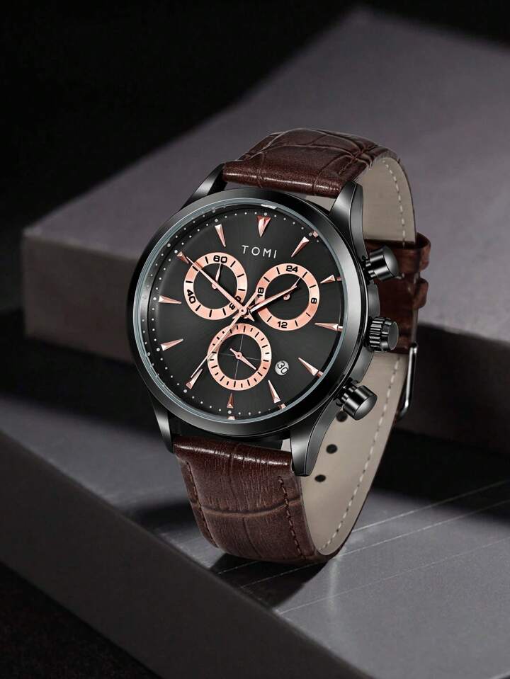 TOMI T-602 Chronograph Premium Luxury Business Men's Watch
