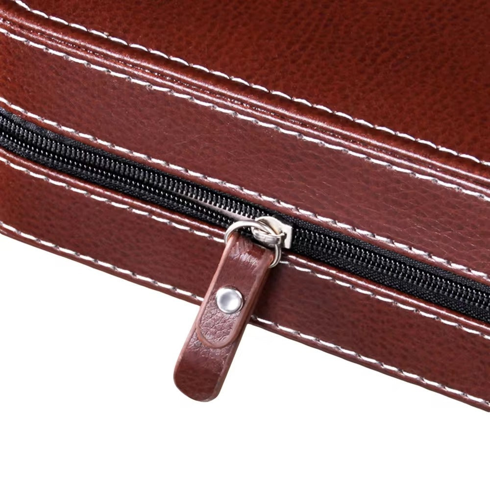 Portable Vintage Leather Display Collection Storage 4 Slots Watch Organizer Box