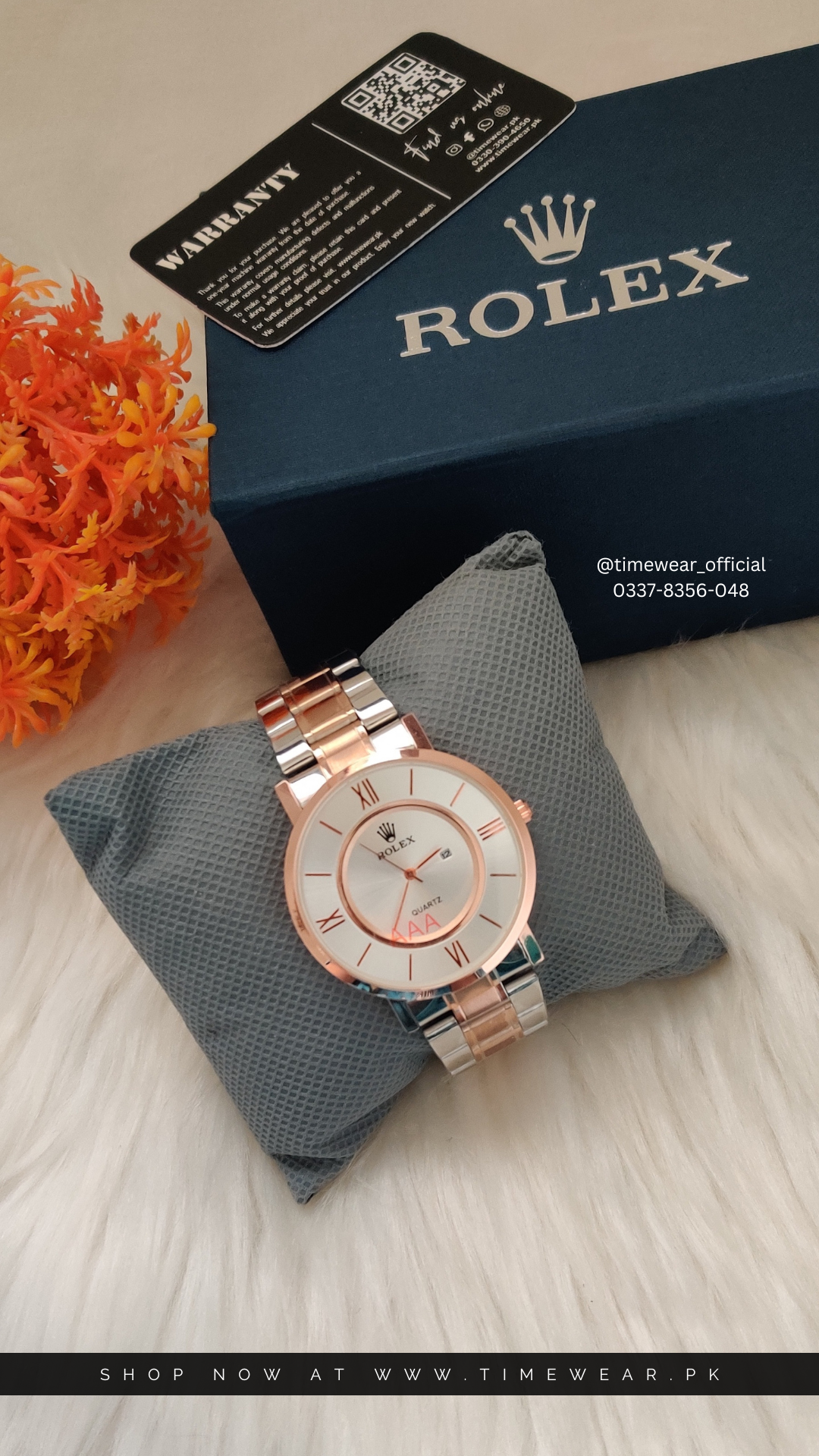 Rolex Gents SLM (TTC-Wh)with Rolex Box