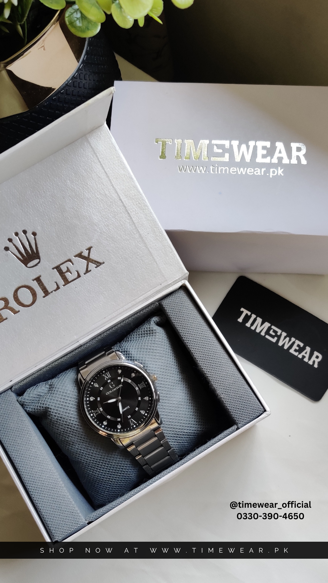 Goldstone SB with Rolex Box