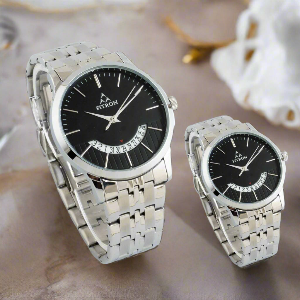 Fitron Couple Watch Set – Timeless Togetherness