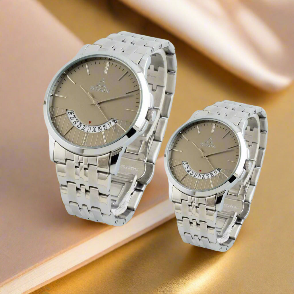 Fitron Couple Watch Set – Timeless Togetherness