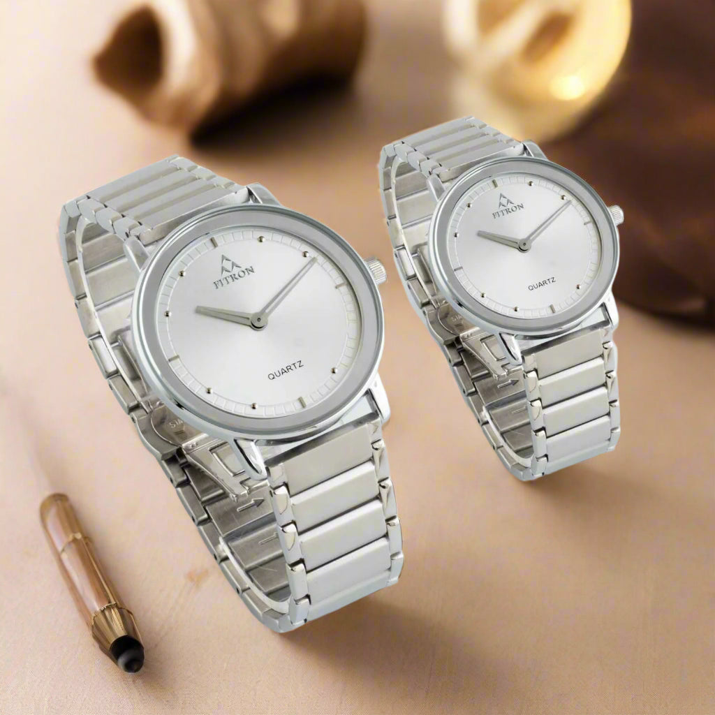 Fitron Couple Watch Set – Timeless Togetherness