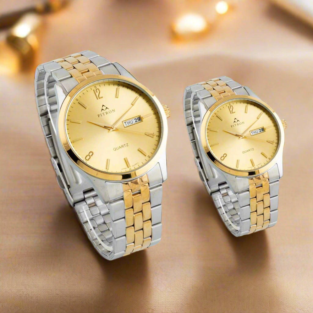Fitron Couple Watch Set – Timeless Togetherness