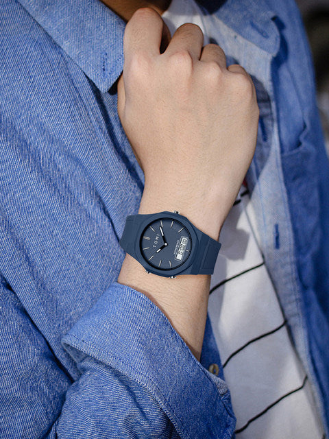 TOMI T-238 Dual Time Sports Watch