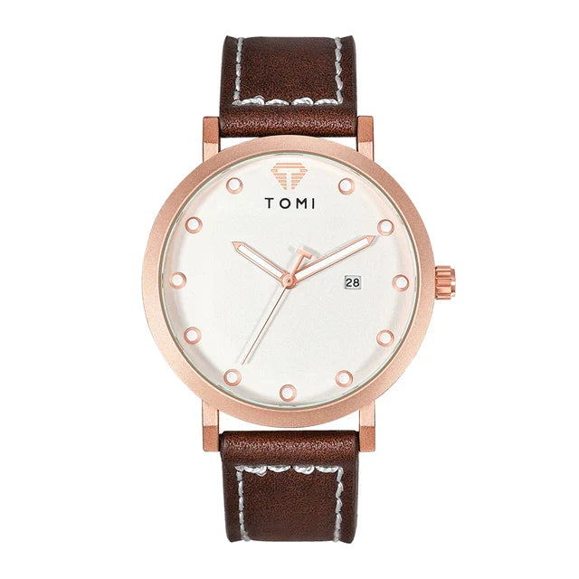 TOMI T-074 Luxury Watch Date Quartz
