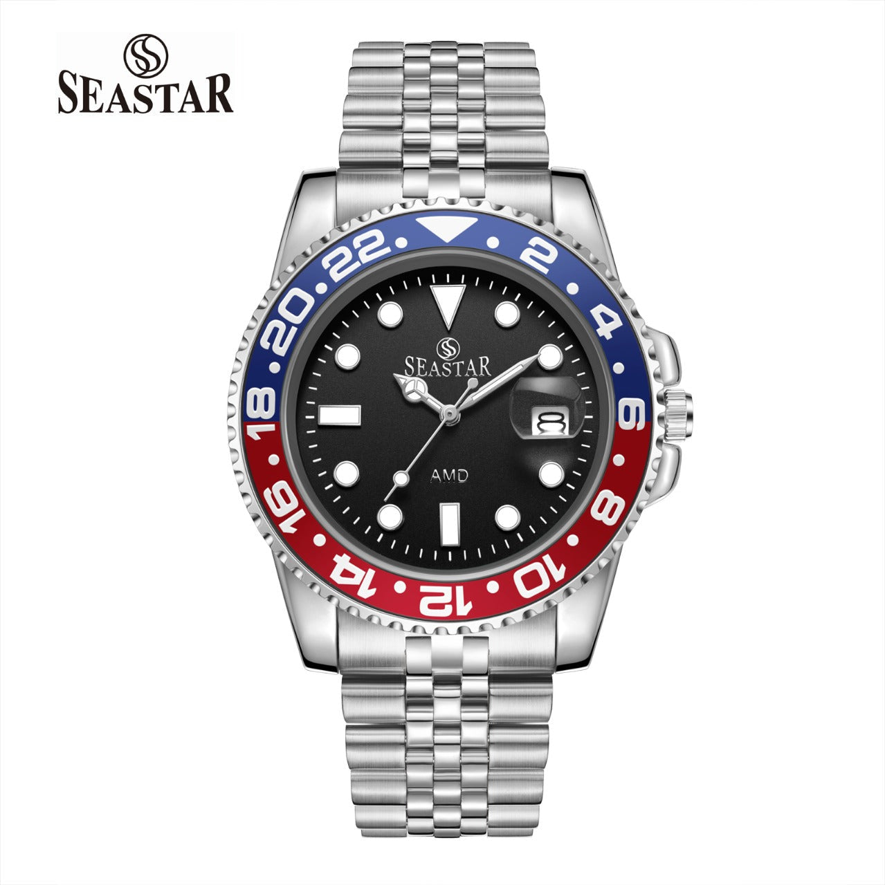 Seastar AMD5839M – Stainless Steel Men's Luxury Watch