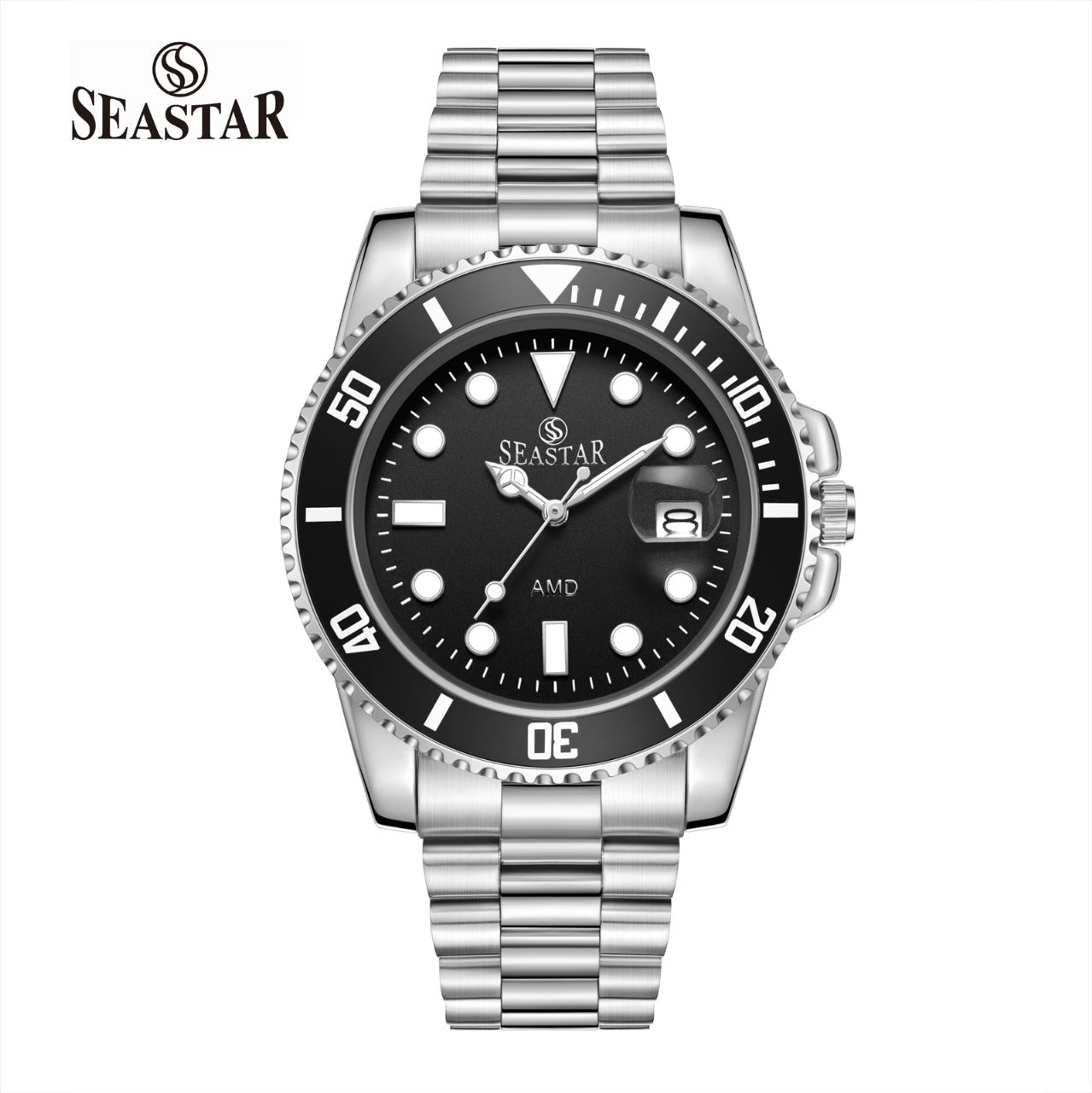 Seastar AMD5839M – Stainless Steel Men's Luxury Watch