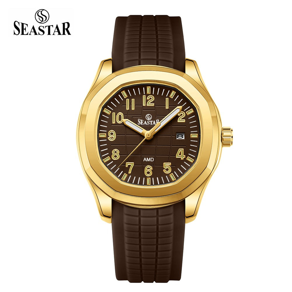 Seastar SS-2442M – Men's Sport Silicone Strap Casual Watch