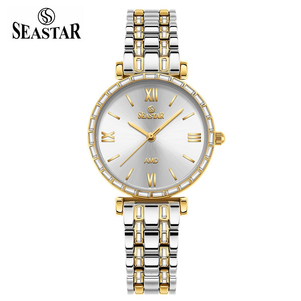 Seastar SS-2430L – Elegant Crystal Women’s Analog Watch