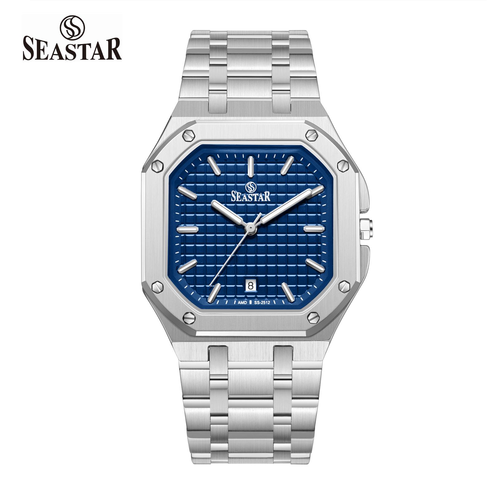 Seastar SS-2512M Japan Movement  Premium Stainless Steel Chain Men's Watch