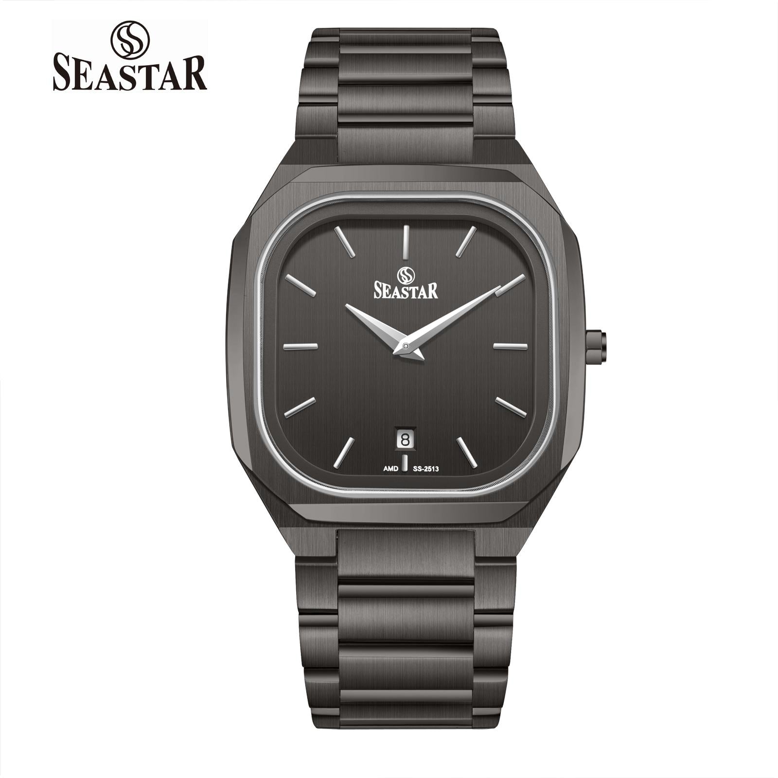 Seastar SS-2513M Premium Japan Movement Stainless Steel Chain Men's Watch
